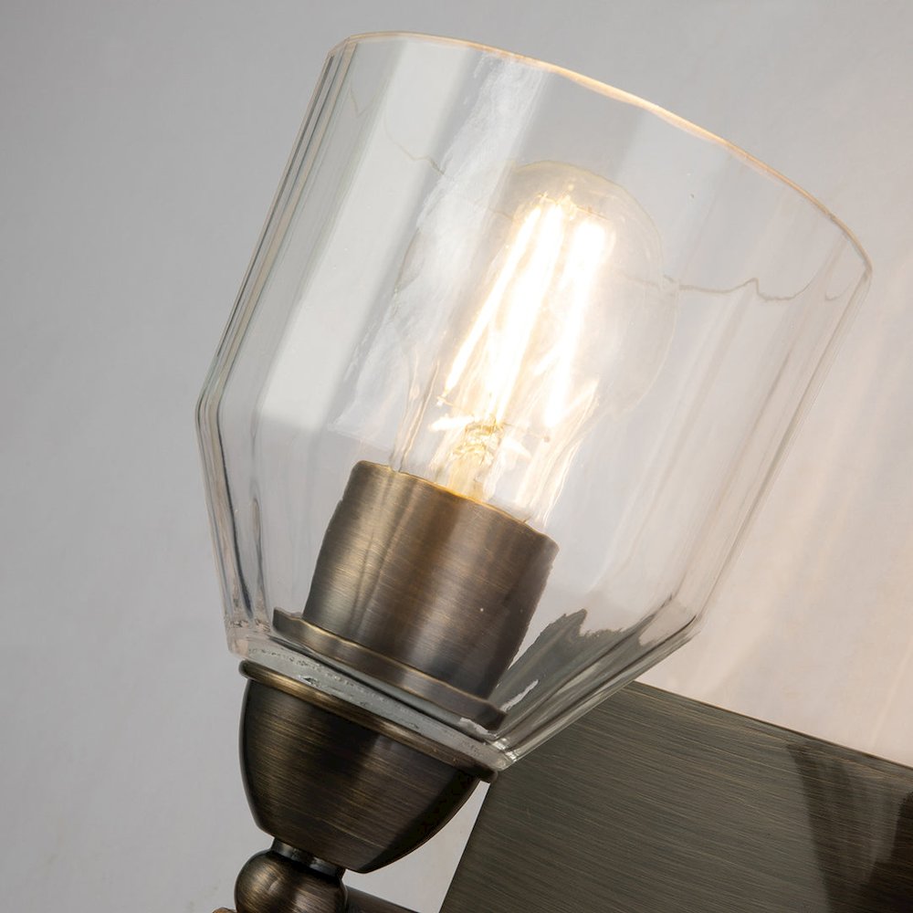 Felice 1 Light Wall Sconce In Dark Bronze With Gold Accents. Picture 4