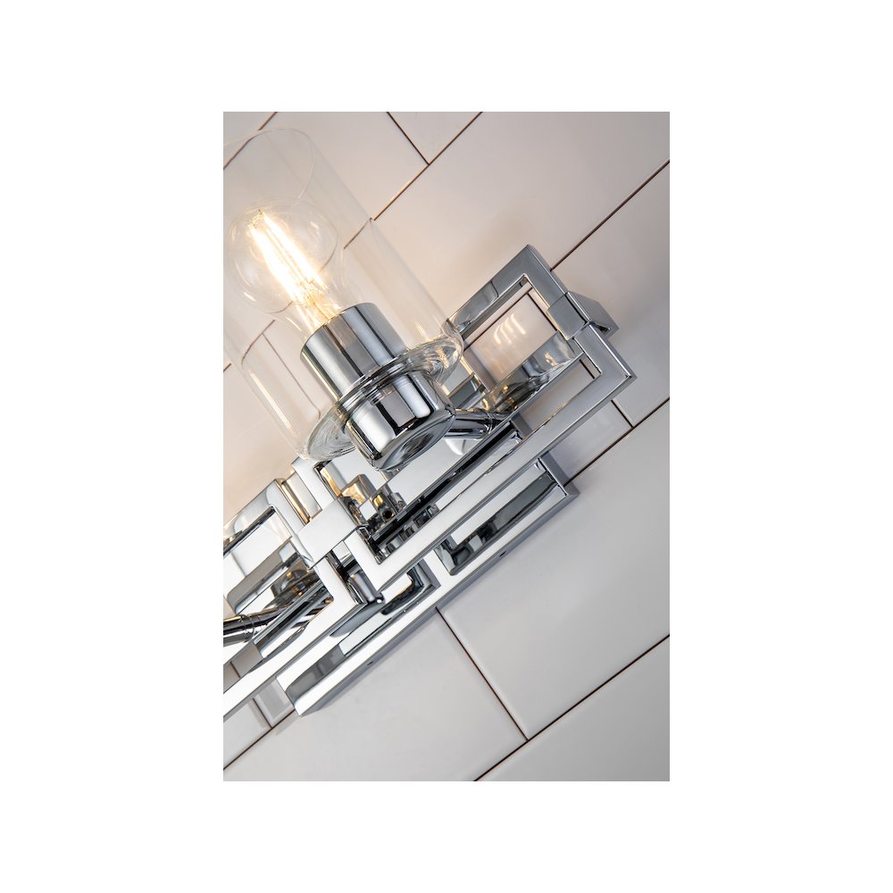Estes 2 Light Bath Vanity In Polished Chrome. Picture 4