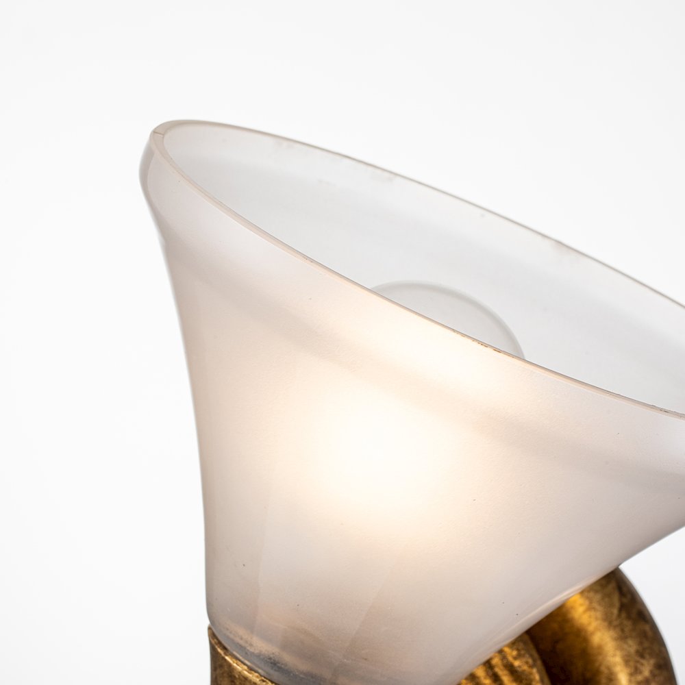 Lemoine 1 Light Bath Bar in Gold. Picture 2