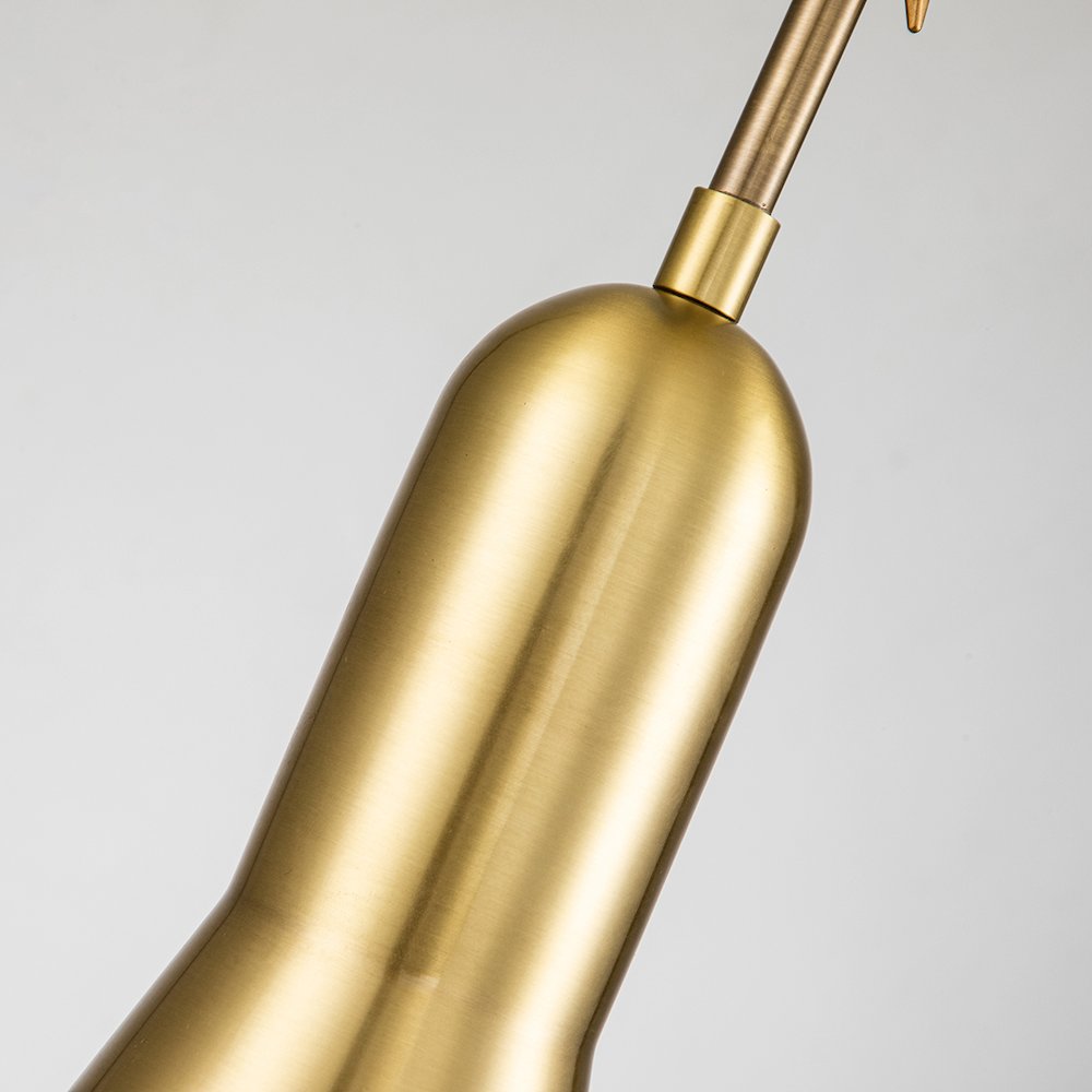 Etoile Small Aged Brass Pendant. Picture 3