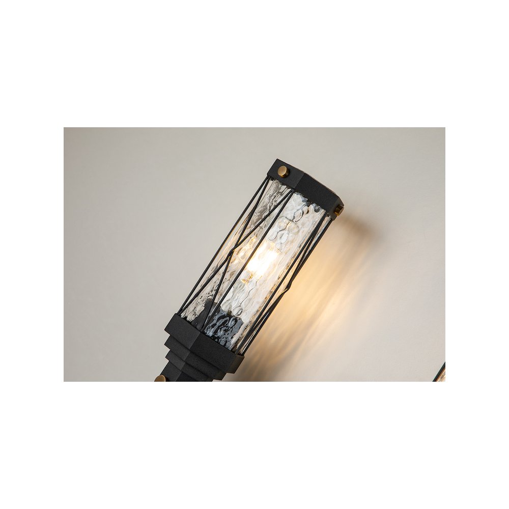 Abbey 3 Light Mid Century Modern Wall Sconce. Picture 5
