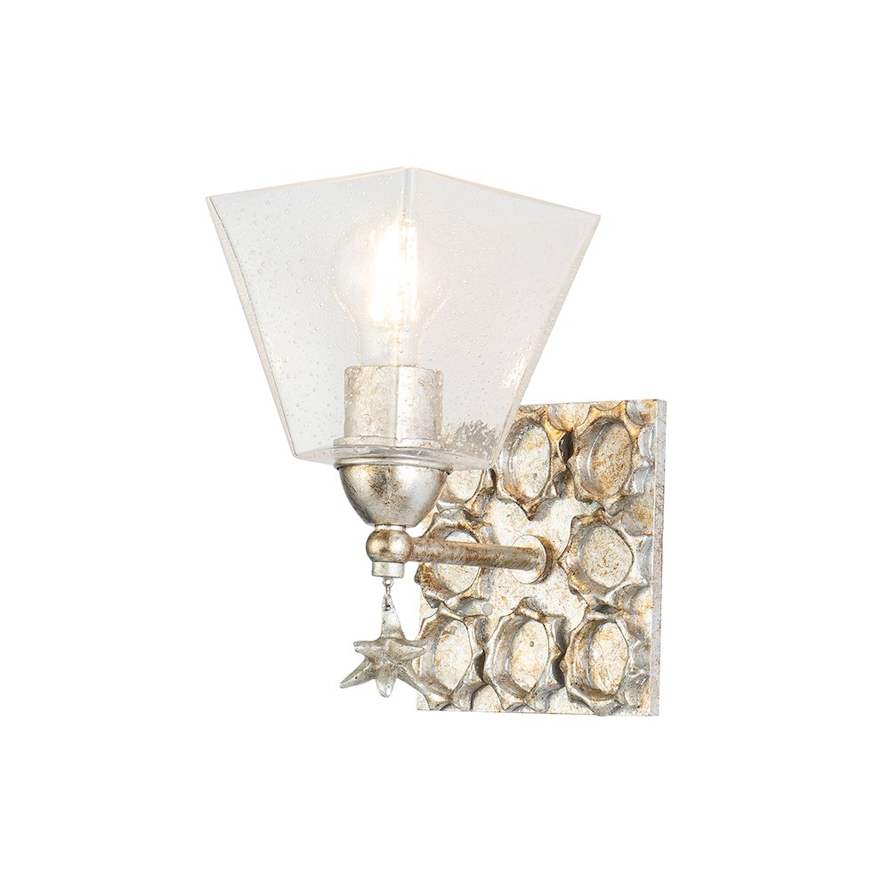 Star 1-Light Wall Sconce In Silver. Picture 1