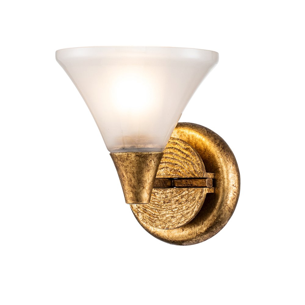 Lemoine 1 Light Bath Bar in Gold. Picture 1
