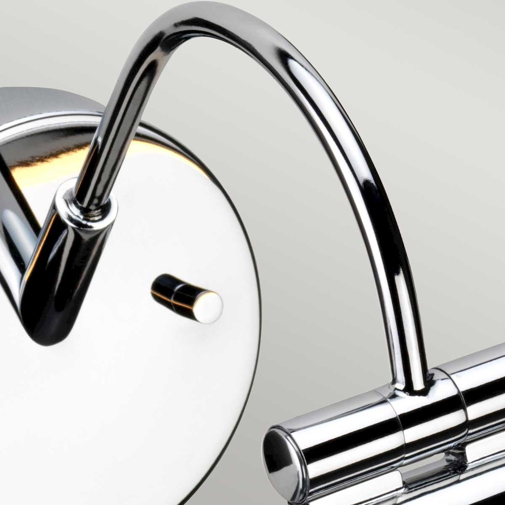 Alton Medium LED Picture Light Polished Chrome. Picture 2