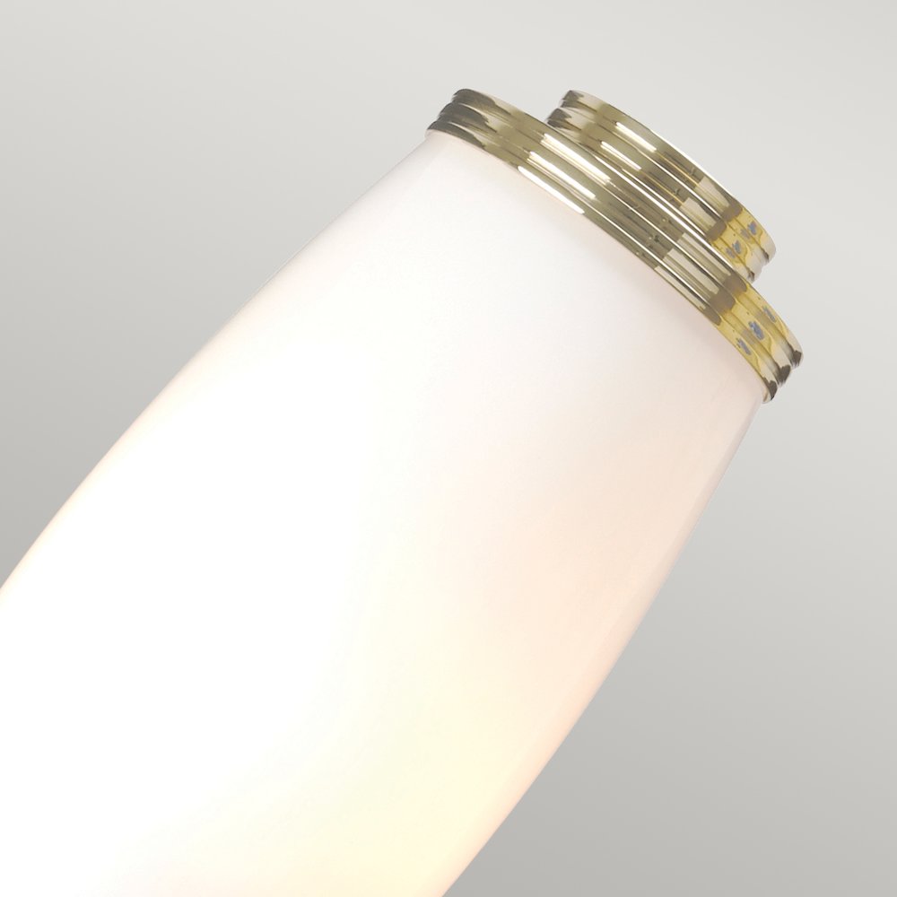 Eliot 2 Light Bath Light in Polished Brass. Picture 3