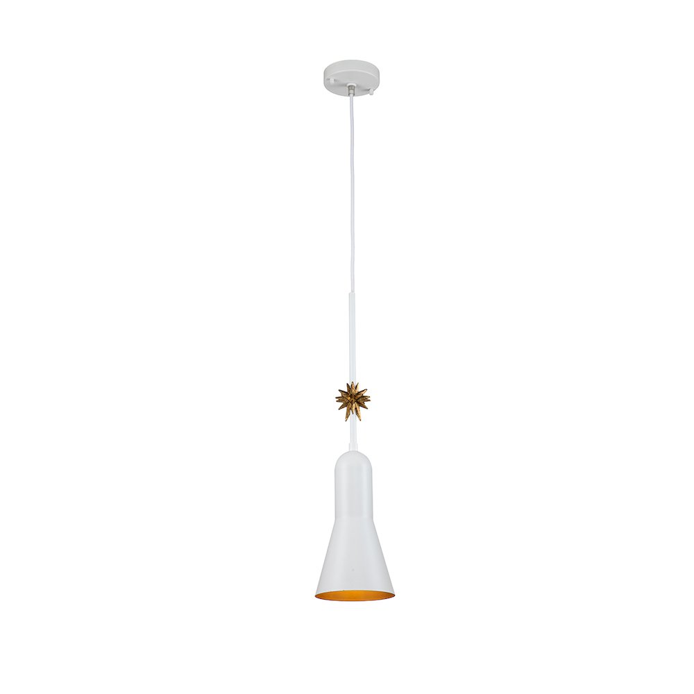 Etoile Small White Pendant. Picture 1