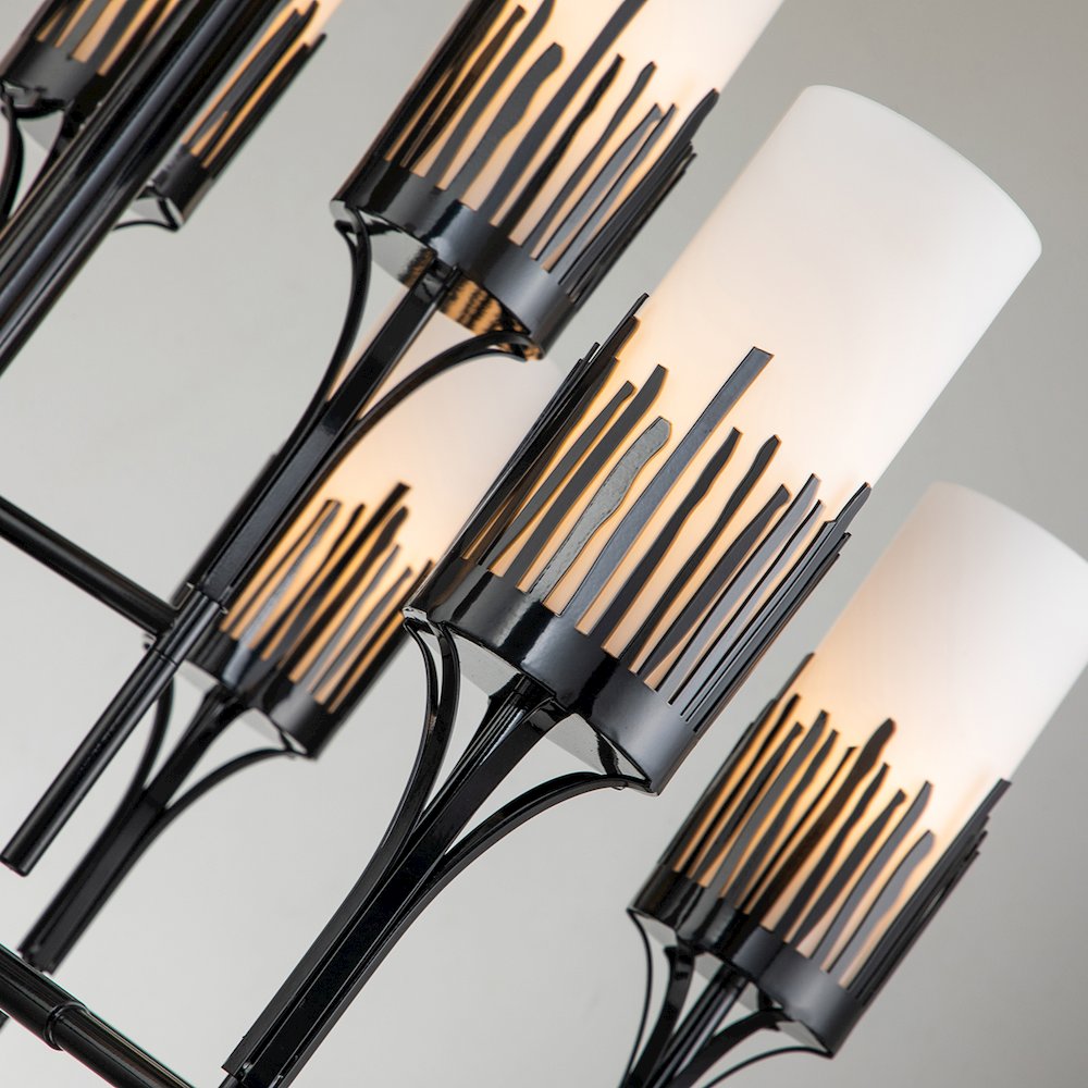 Sawgrass 9 Lt Chandelier in Black. Picture 7