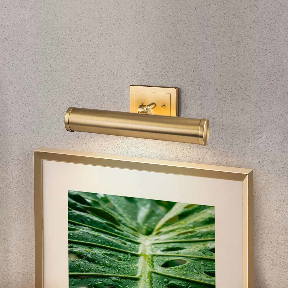 Coates Large Picture Light in Dark Wood. Picture 5