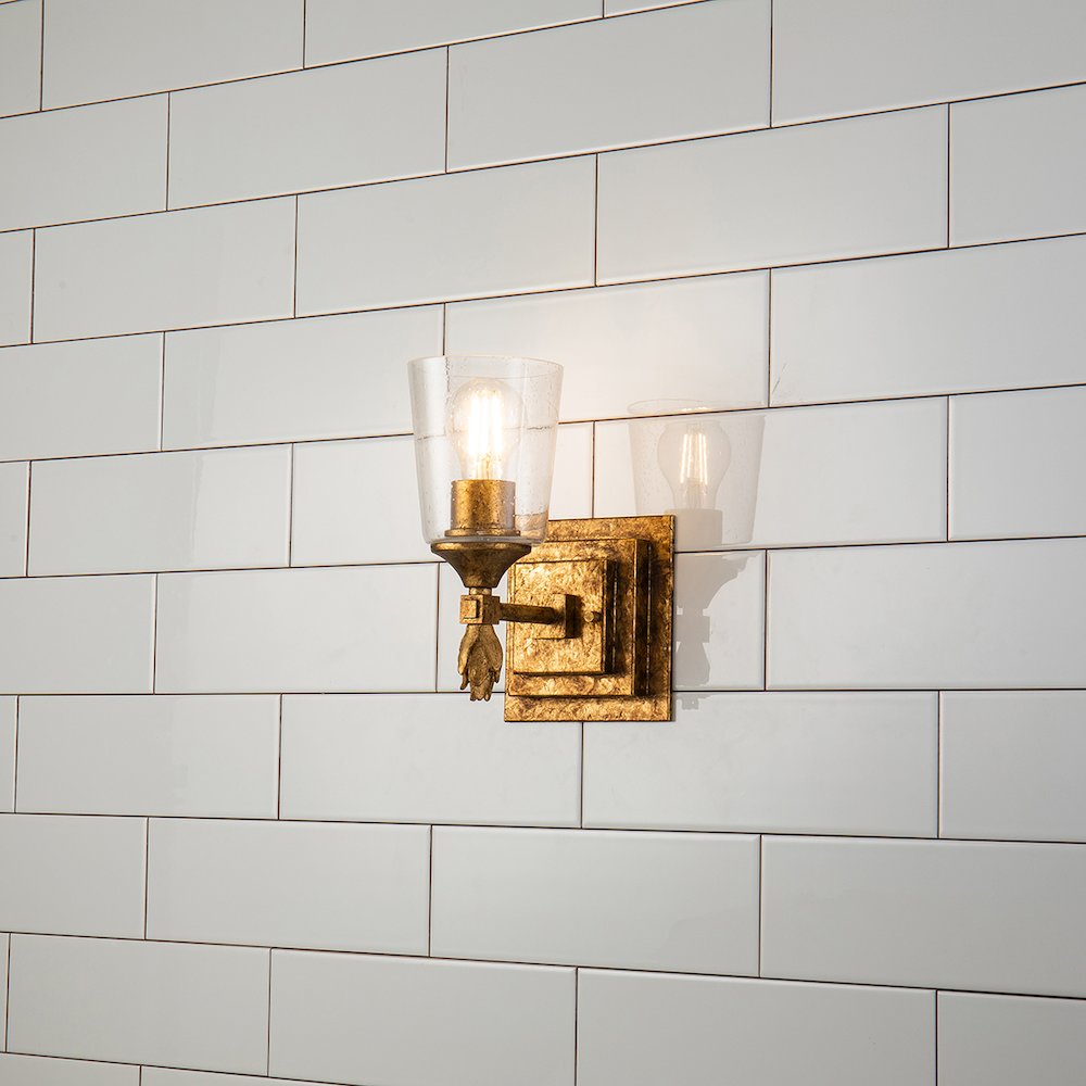 Vetiver 1 Light Wall Sconce Gold. Picture 4