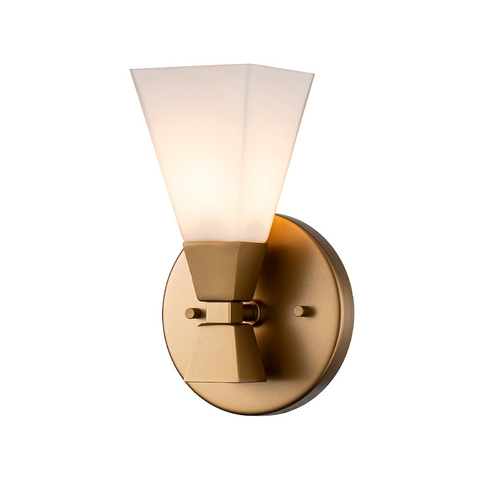 Bowtie 1 Light Bath Bar Lacquered Gold. Picture 1