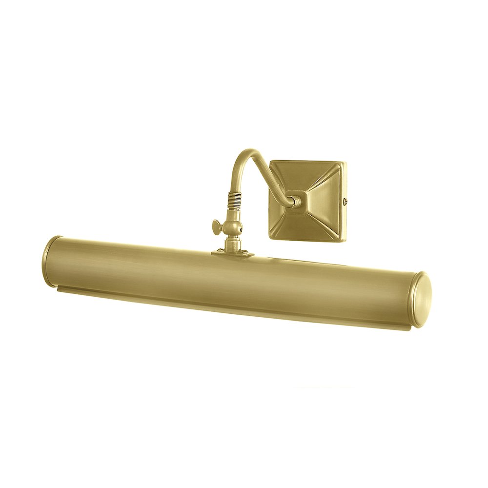 Leo 2 Light Large Picture Light in Aged Brass. Picture 1