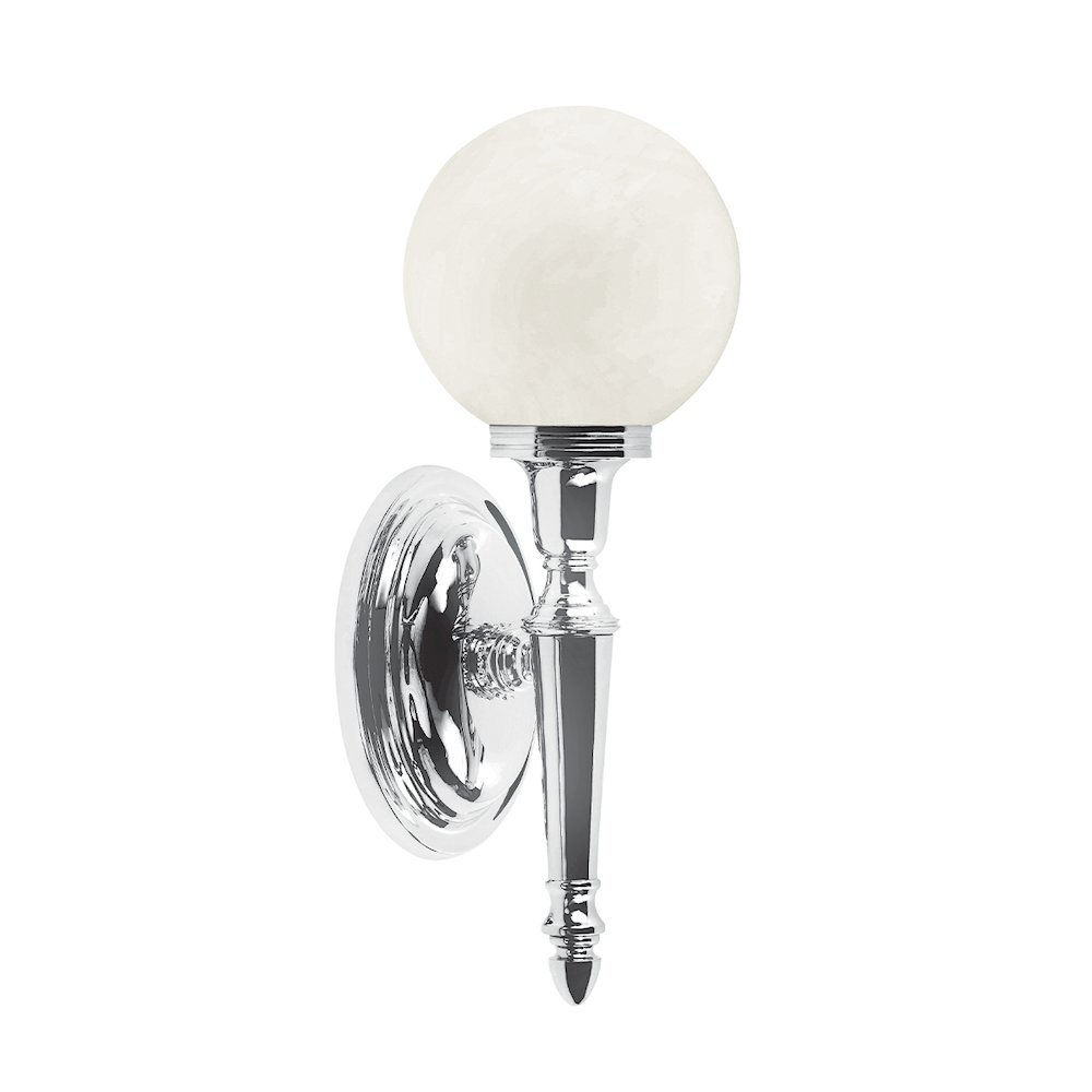 Dryden 1 Light Bath Light in Polished Chrome. Picture 1
