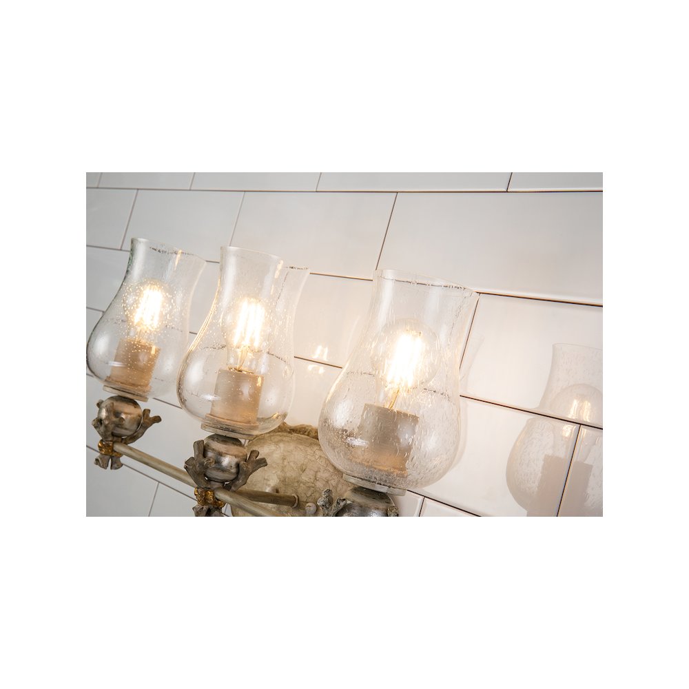 Trellis 3-Light Vanity In Bone. Picture 4