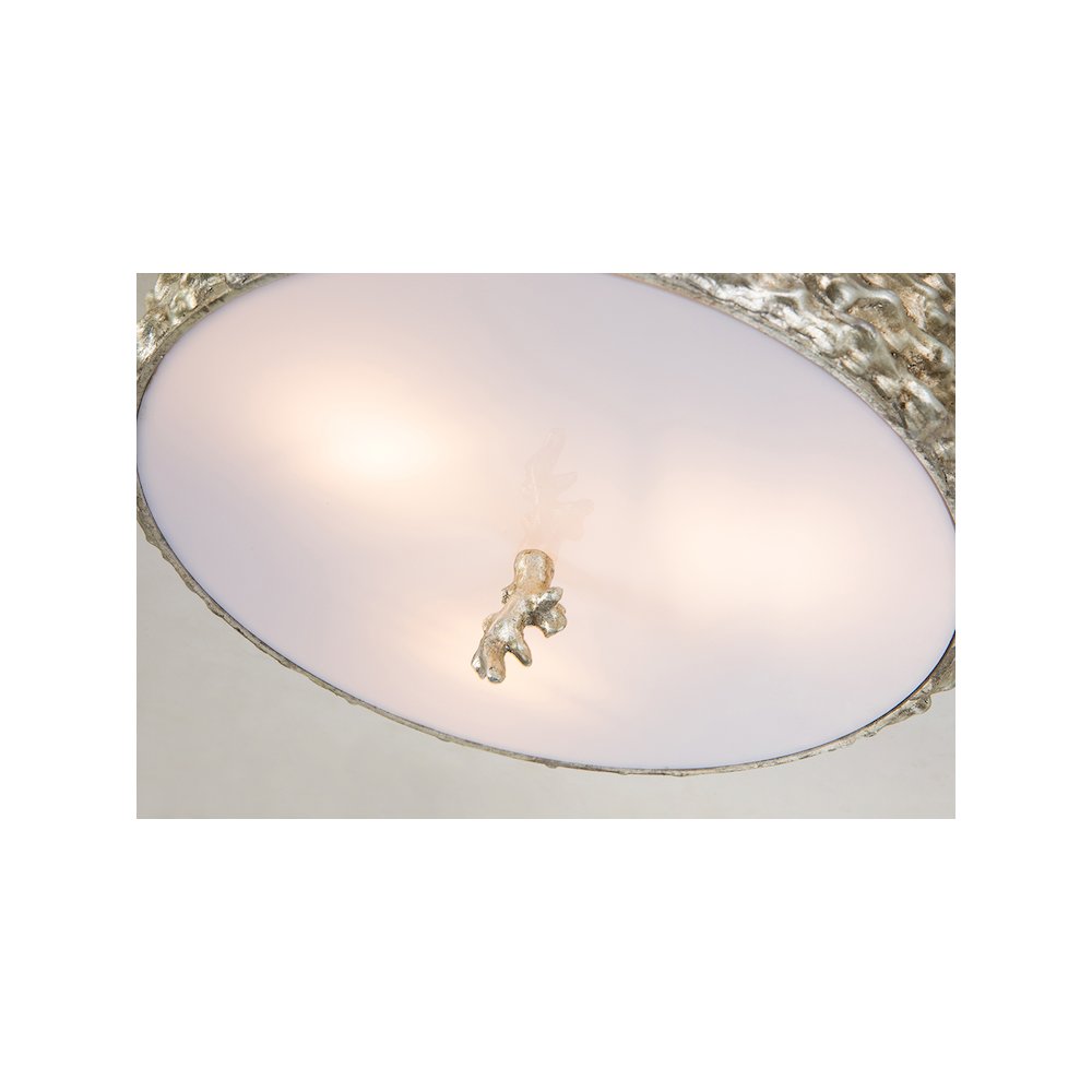 Trellis Silver 3-Light Flush. Picture 3