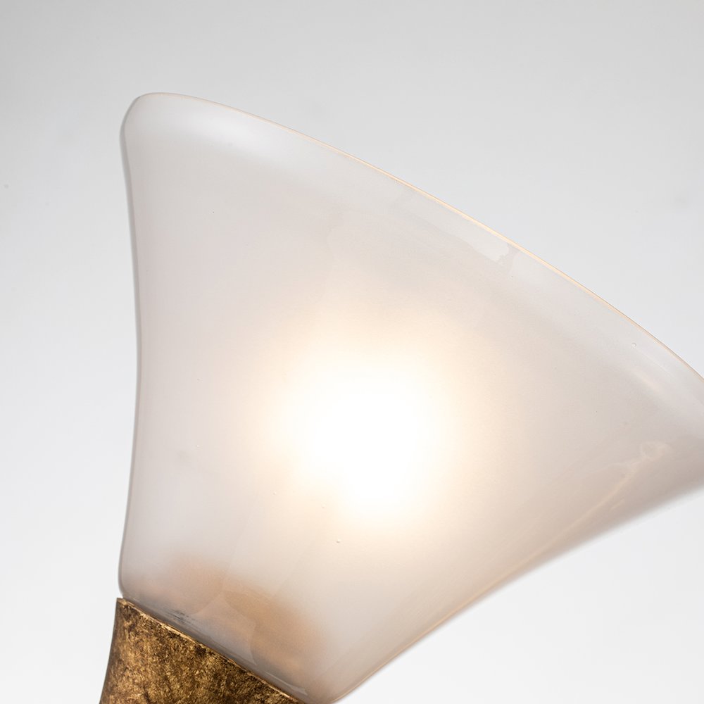 Lemoine 2 Light Bath Bar in Gold. Picture 4