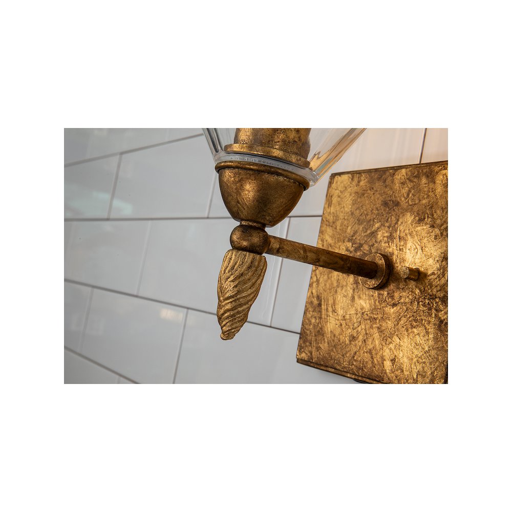 Felice 1 Light Wall Sconce In Gold. Picture 3