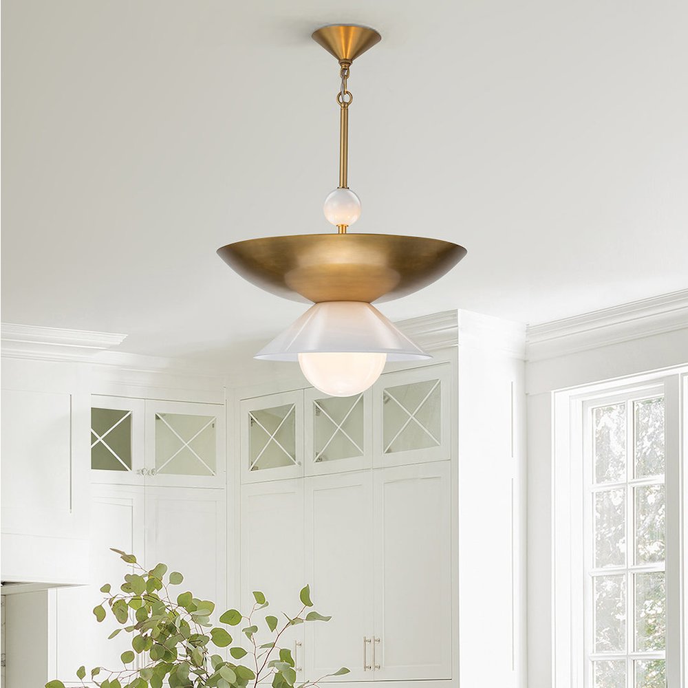 Saucer 4 Light Small Pendant. Picture 3