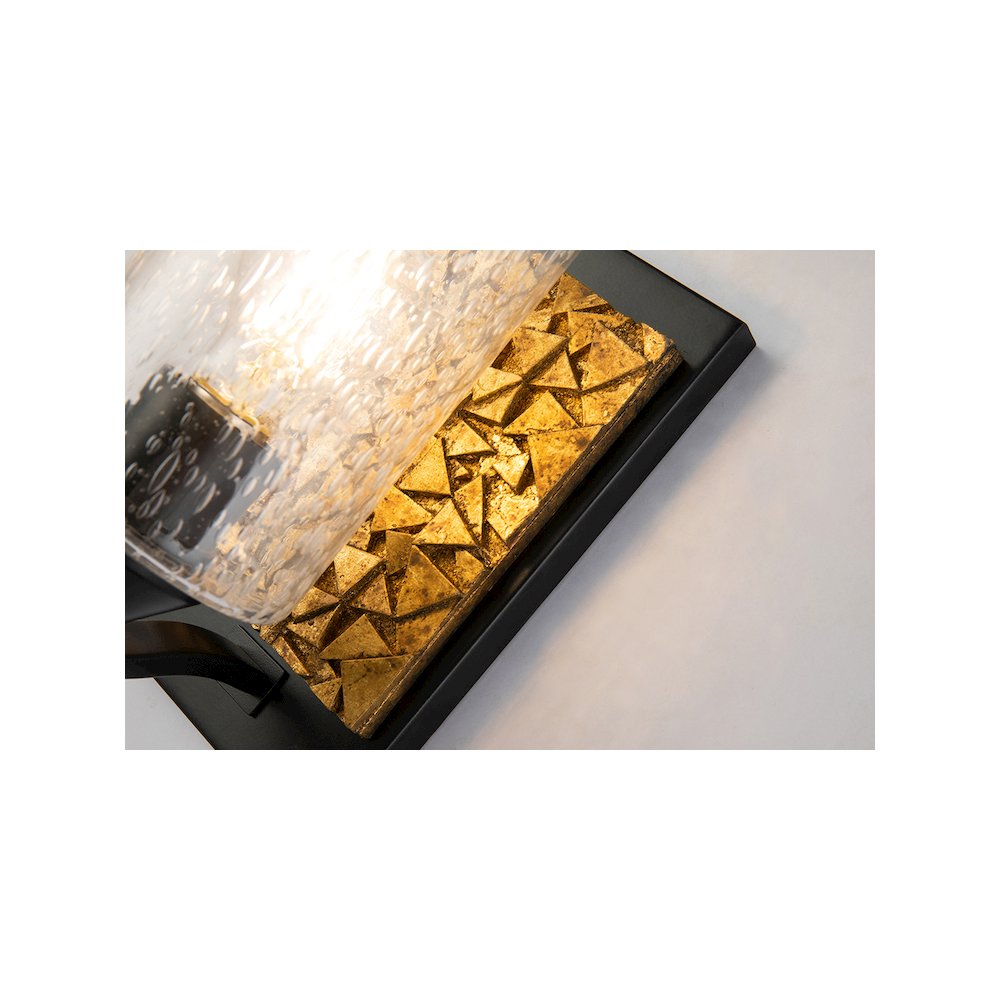 Bocage 1 Light Wall Sconce In Matte Black And Gold. Picture 5