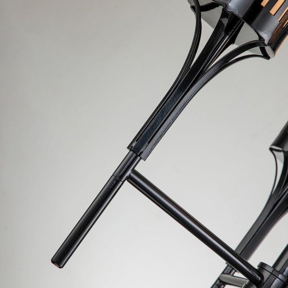 Sawgrass 3 Lt Chandelier in Black. Picture 6