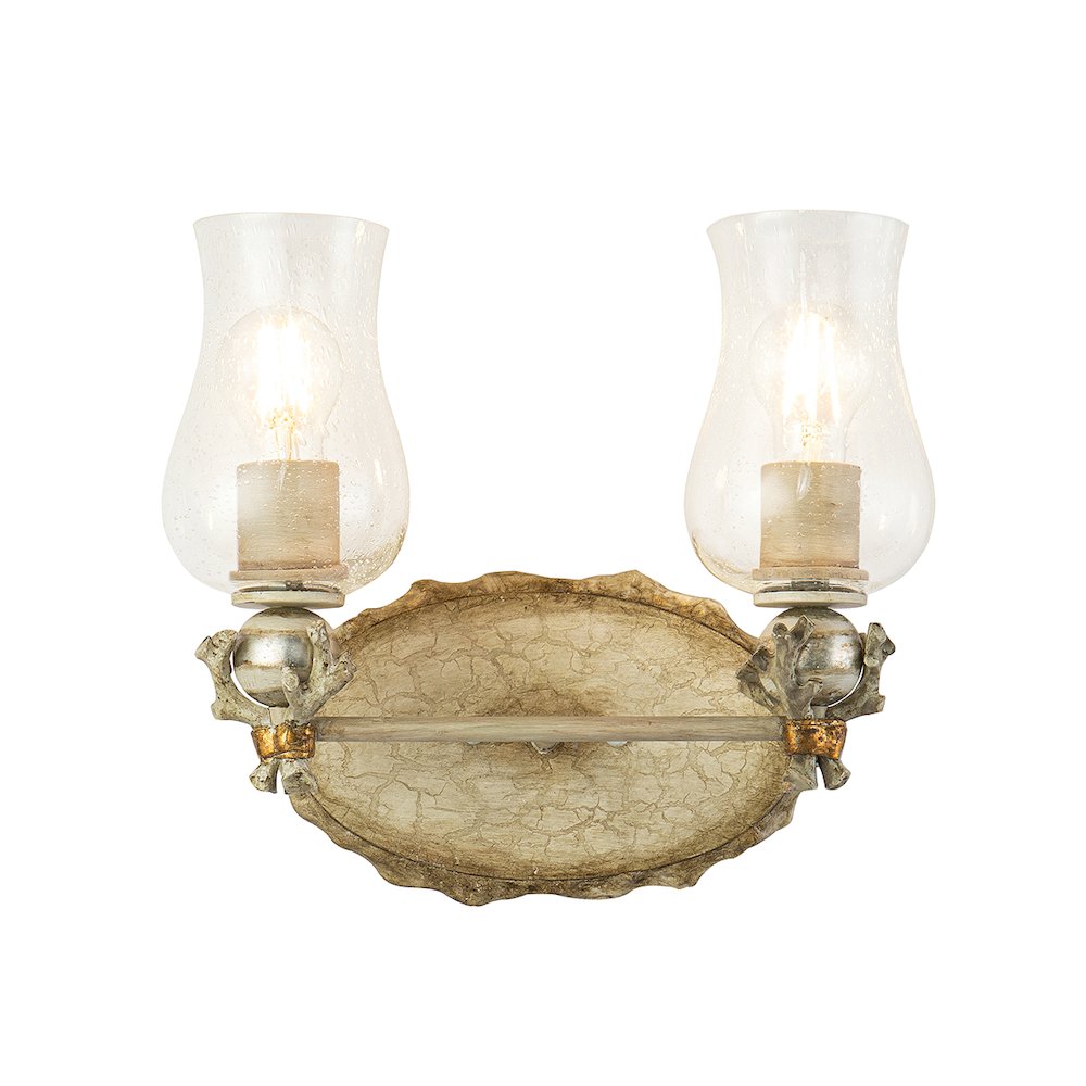 Trellis 2-Light Vanity In Bone. Picture 1