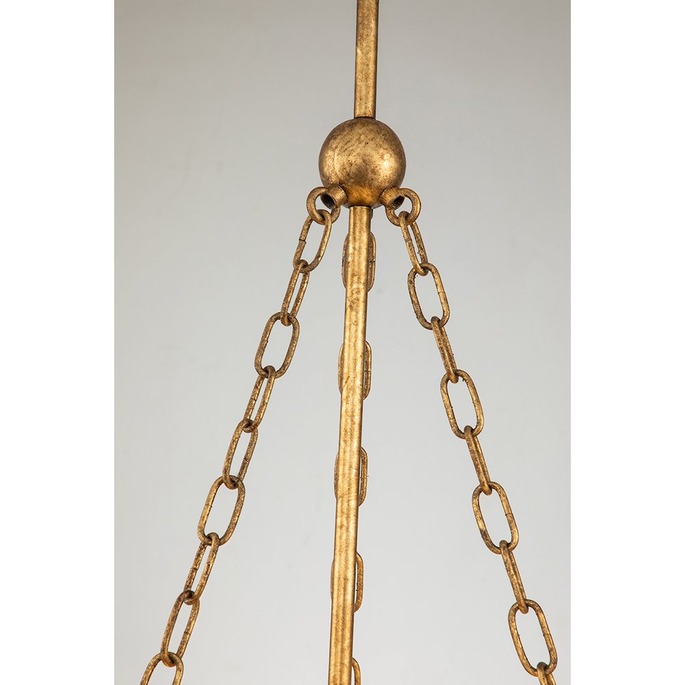 Sawgrass Medium Pendant in Gold Leaf. Picture 4