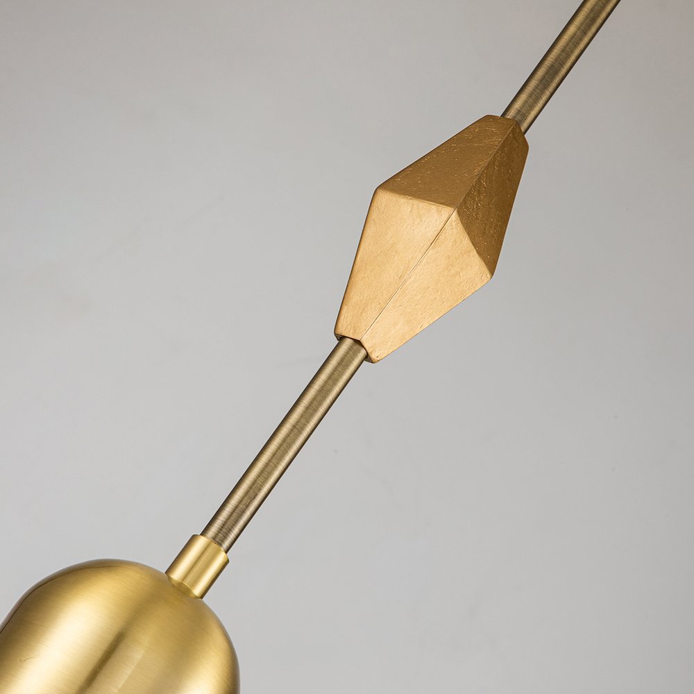 Bijoux Aged Brass with Geometric Figure. Picture 4
