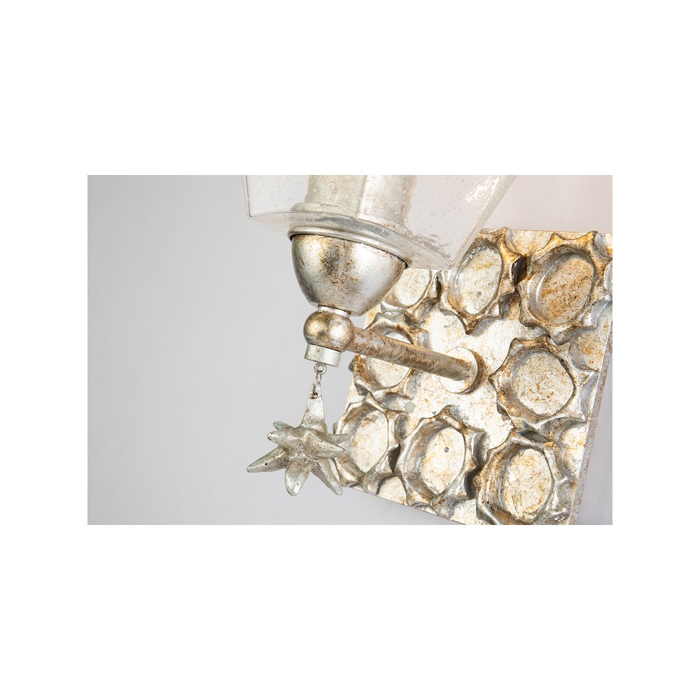 Star 1-Light Wall Sconce In Silver. Picture 3