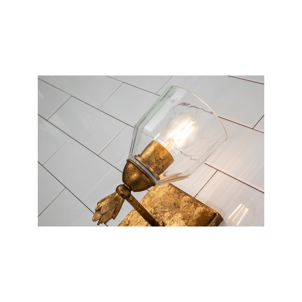 Felice 1 Light Wall Sconce In Gold. Picture 3