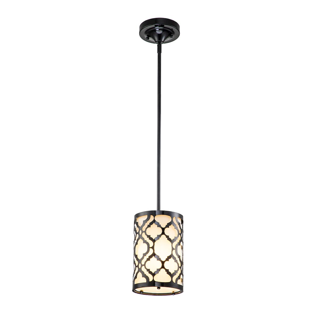 Arabella Mini Pendant in Black. Picture 1
