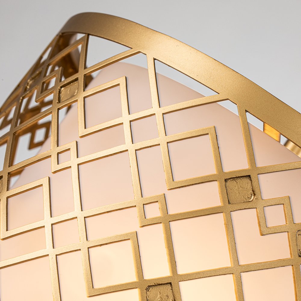 Ziggy Mini Pendant in Lacquered Gold. Picture 4