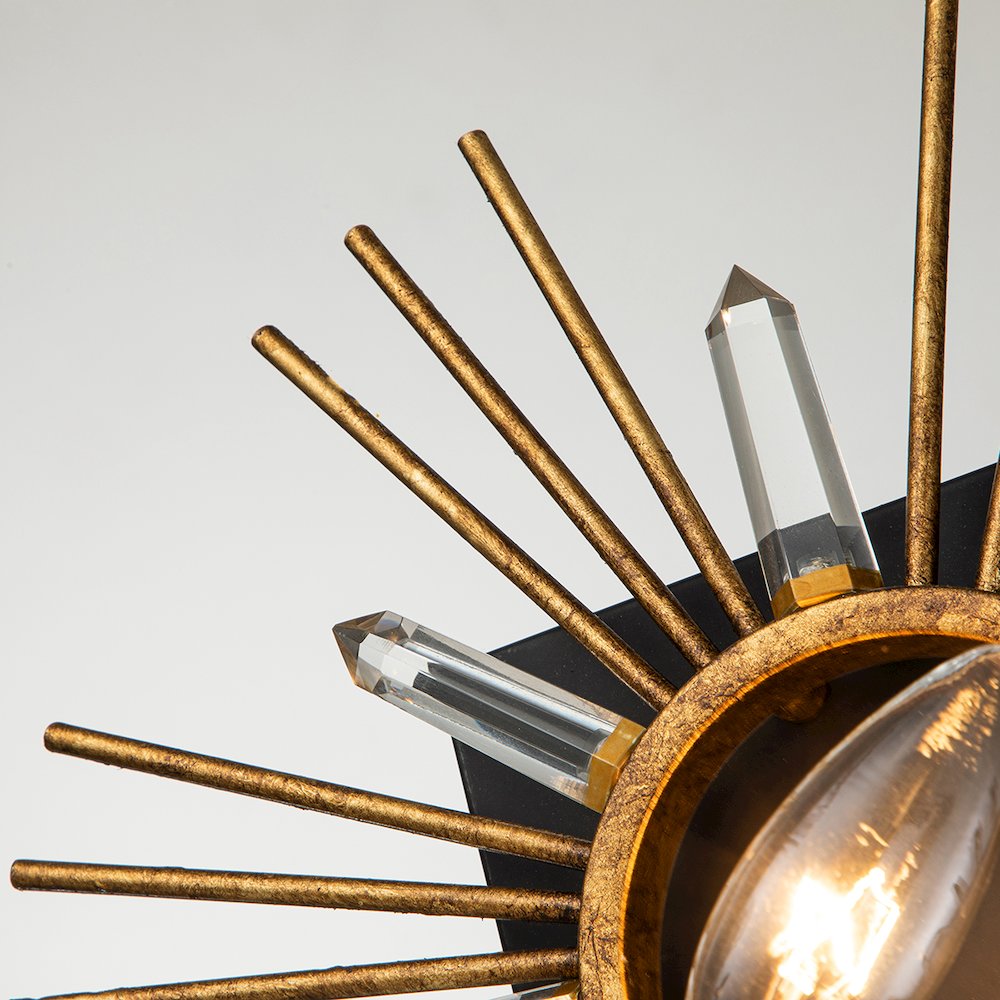Sun King 1 Light Sconce. Picture 4