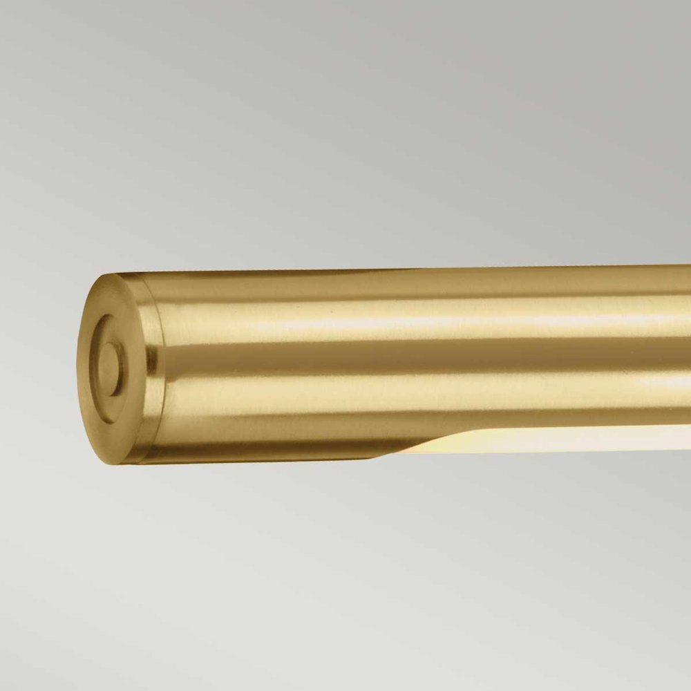 Alton Large LED Picture Light Brushed Brass. Picture 4