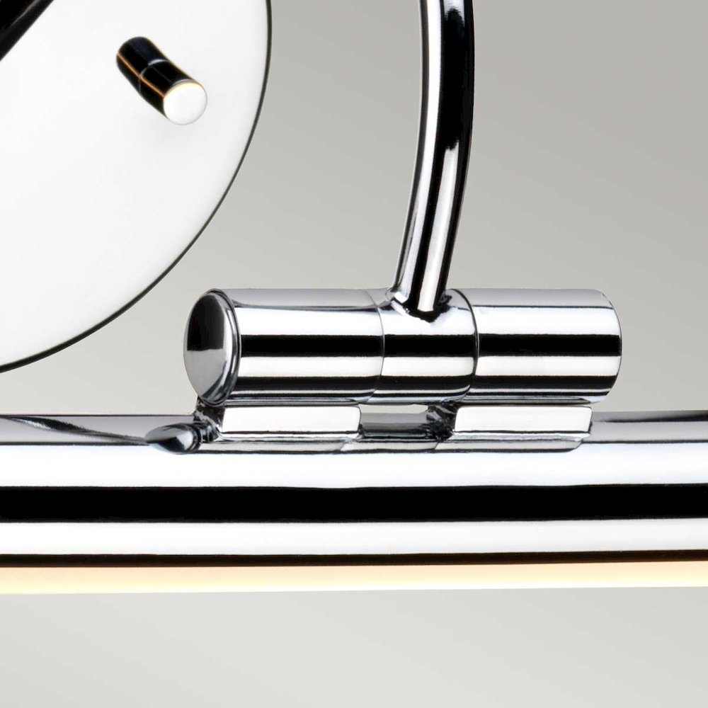 Alton Medium LED Picture Light Polished Chrome. Picture 3