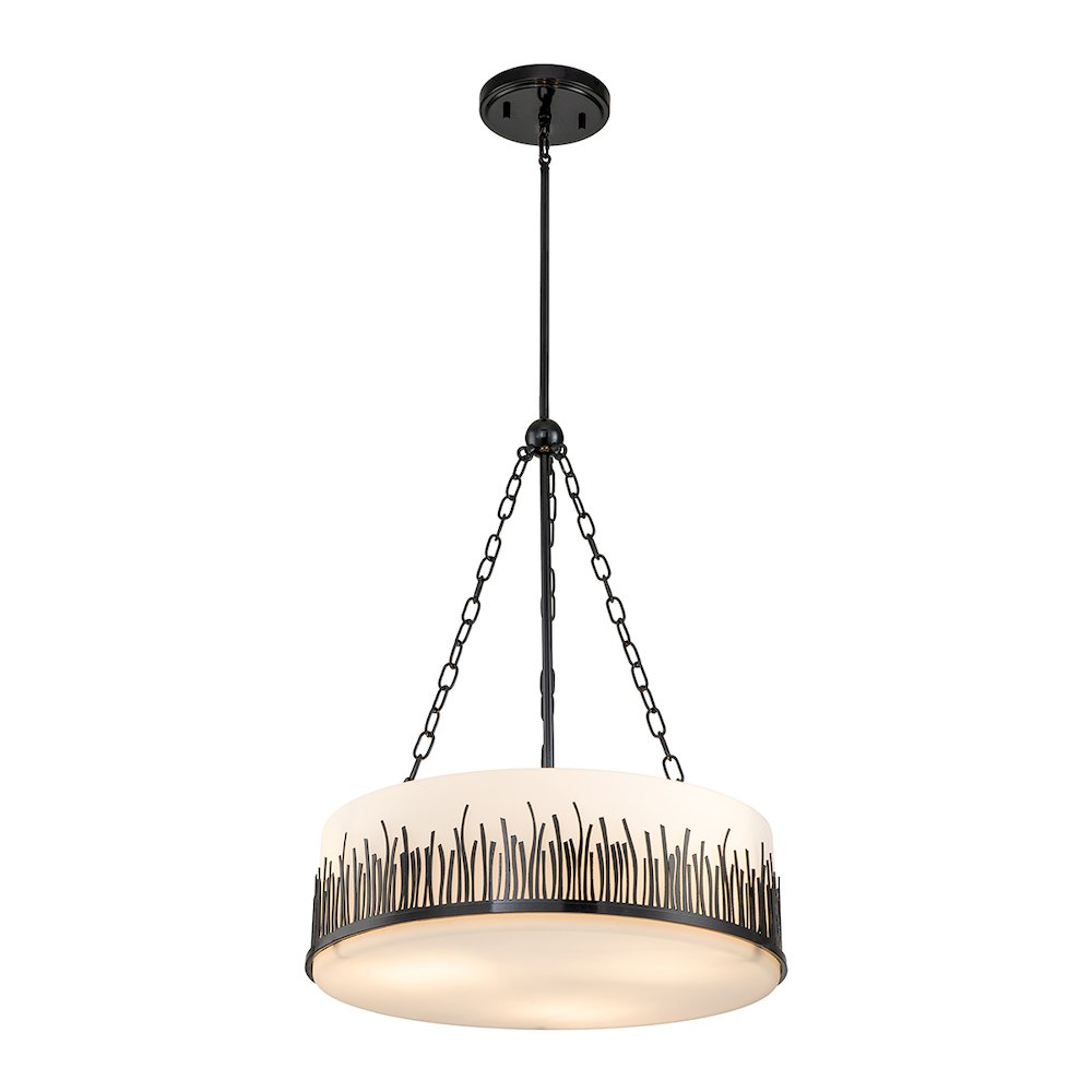 Sawgrass Large Pendant in Black. Picture 1
