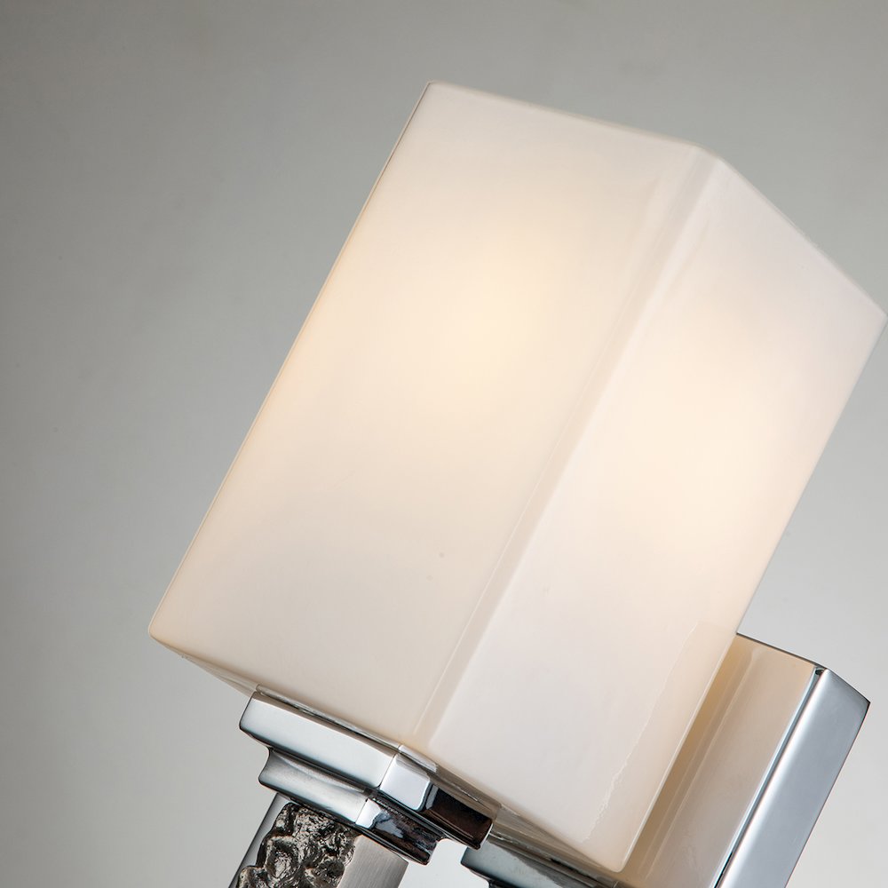 Jack 1 Light Bath Bar in Polished Chrome. Picture 2