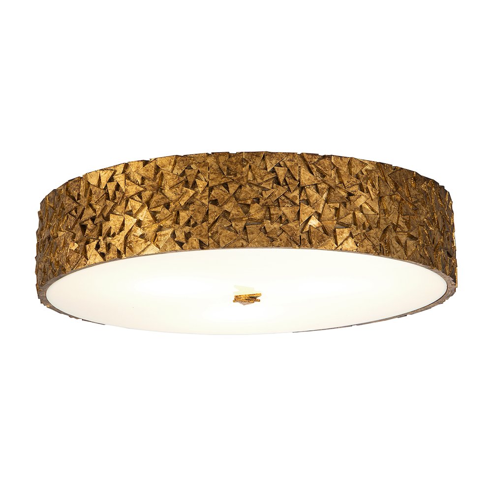 Mosaic 3-Light Flush in Gold. Picture 1