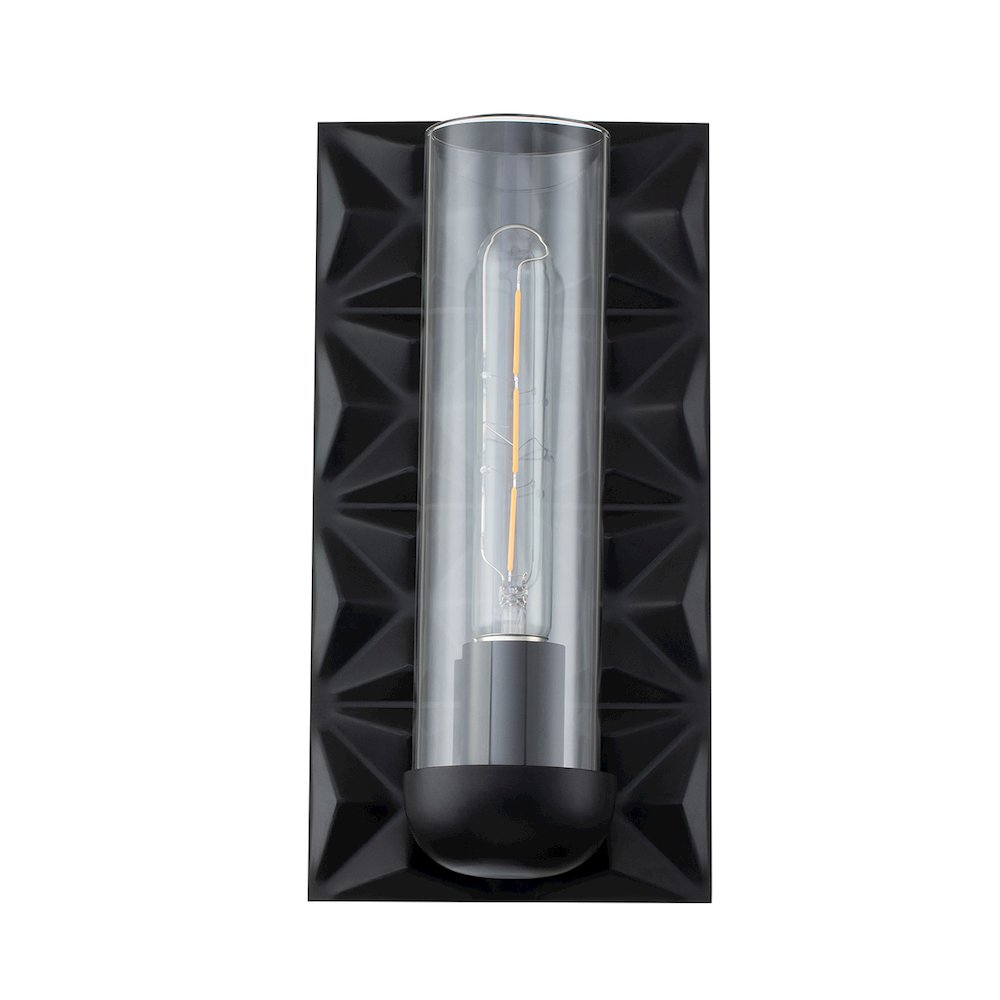 Alpha 1 Light Sconce in Matte Black. Picture 3