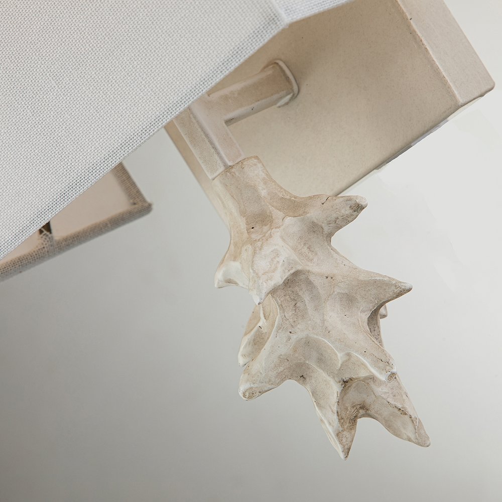 Fragment Sconce in Bone Finish. Picture 4