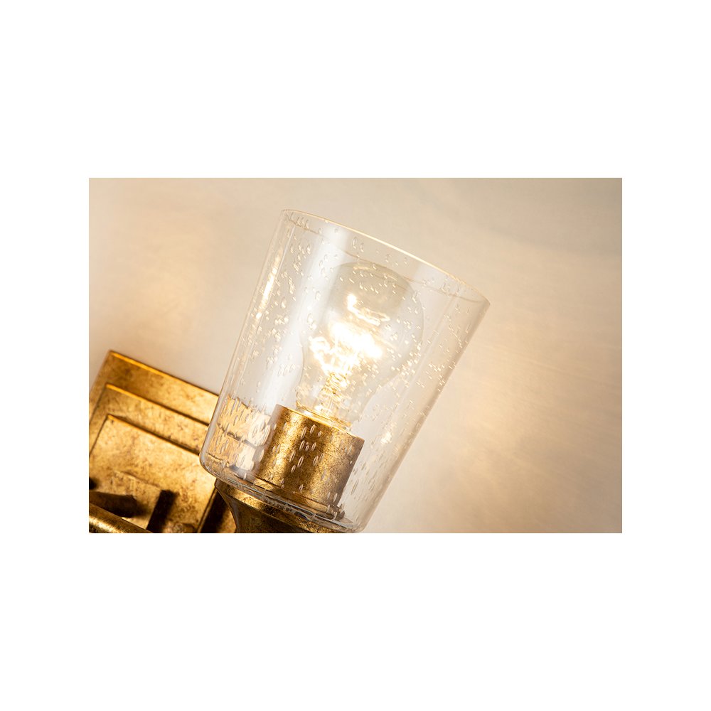 Vetiver 2 Light Vanity Light In Gold. Picture 2