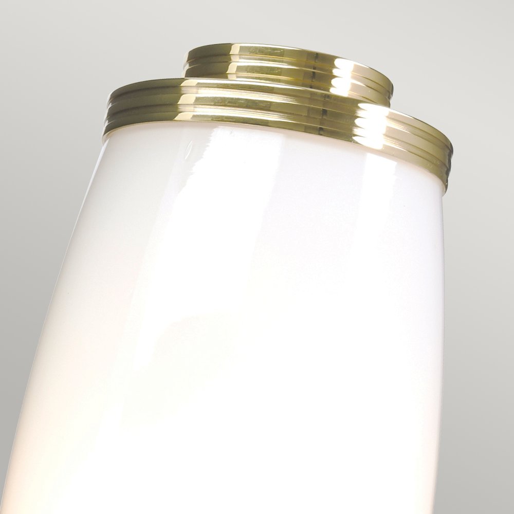 Eliot 1 Light Bath Light in Polished Brass. Picture 4