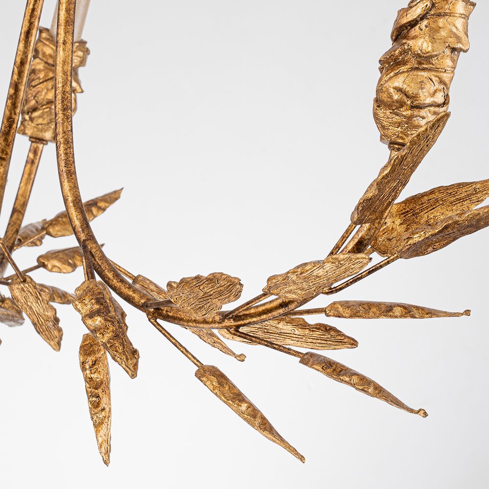 Palm d'Or 3 Light Chandelier. Picture 3