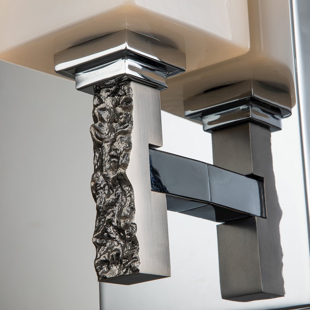 Jack 1 Light Bath Bar in Polished Chrome. Picture 4
