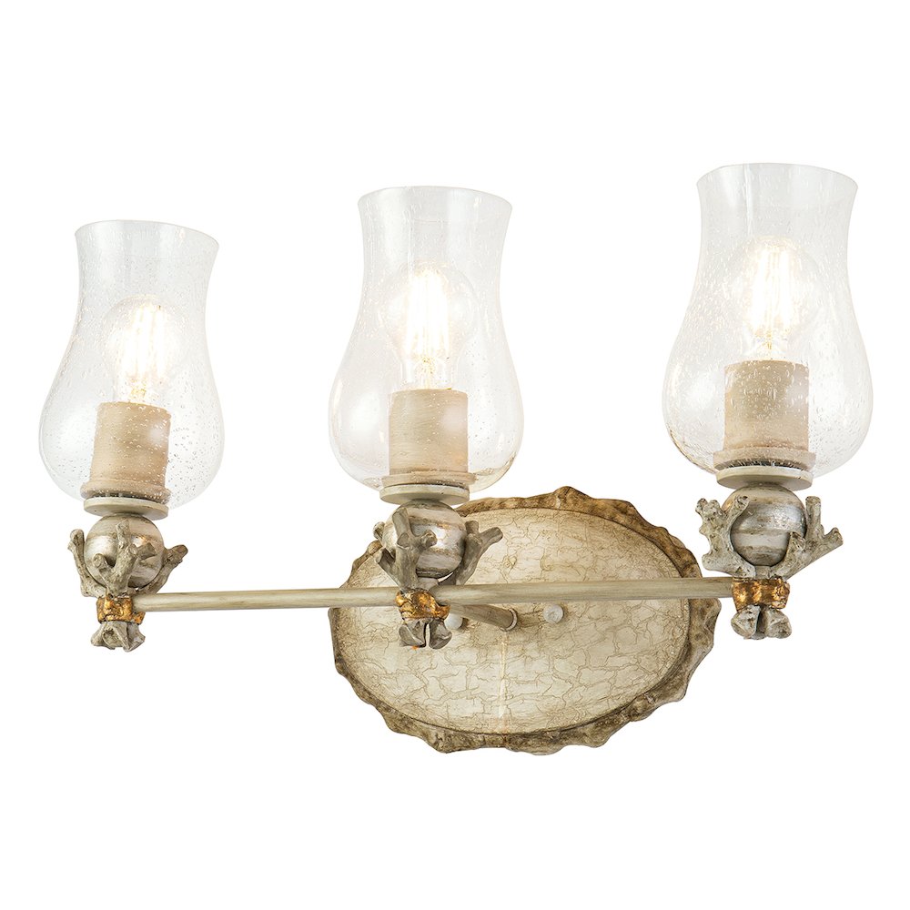 Trellis 3-Light Vanity In Bone. Picture 1
