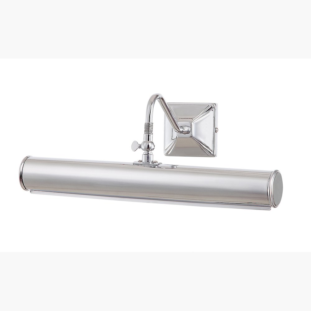 Leo 2 Light Large Picture Light in Polished Chrome. Picture 1