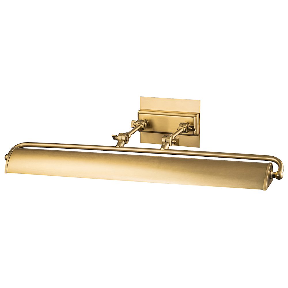 Winchfield Large Picture Light in Aged Brass. Picture 1