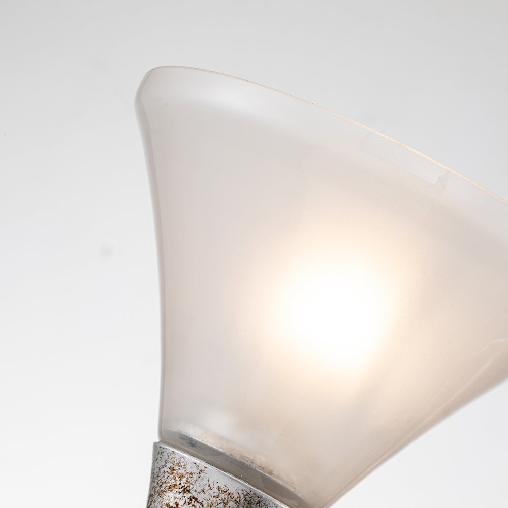Lemoine 2 Light Bath Bar in Silver. Picture 2