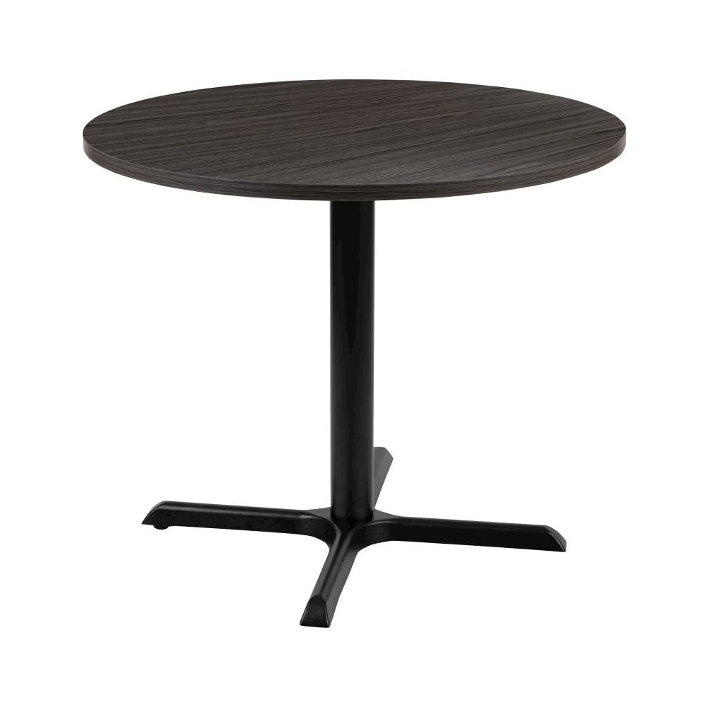 36" Round Multi-Purpose Conference Table in Rustic Gray. Picture 1