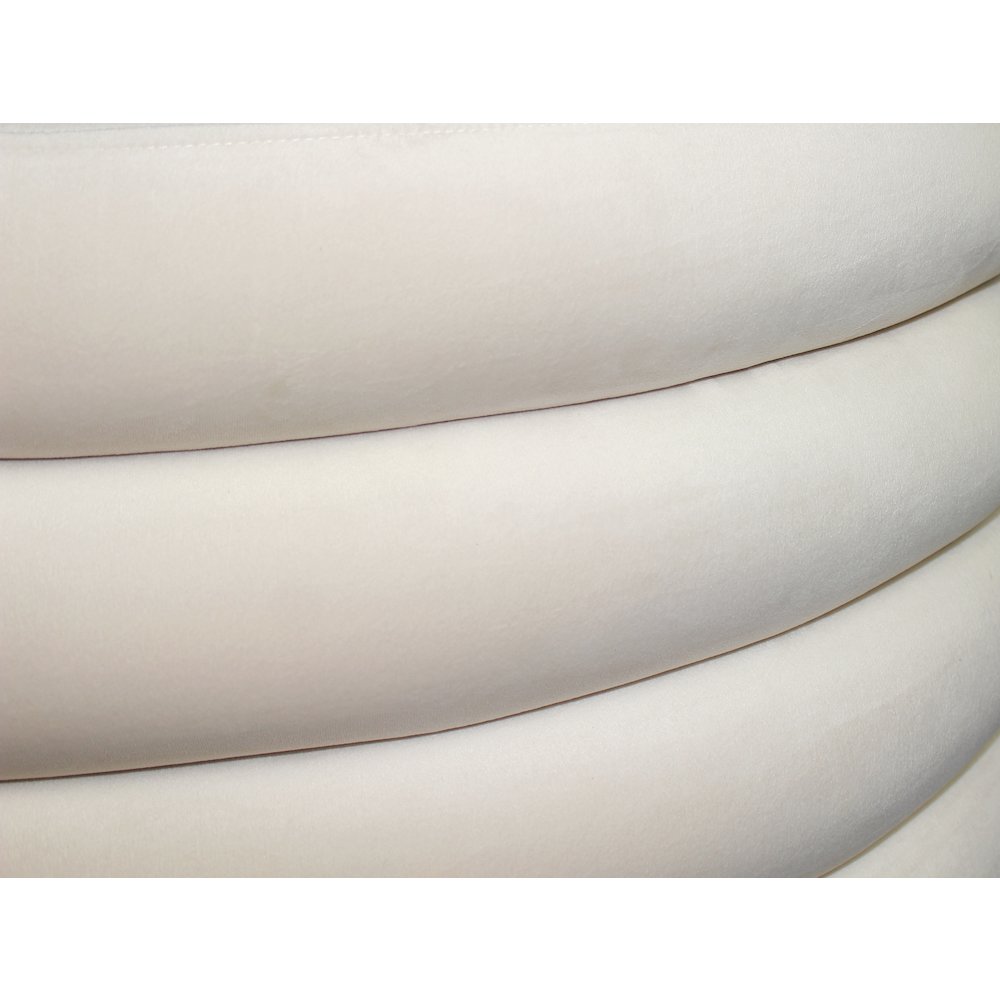 Thor Round Ottoman in Dove. Picture 2