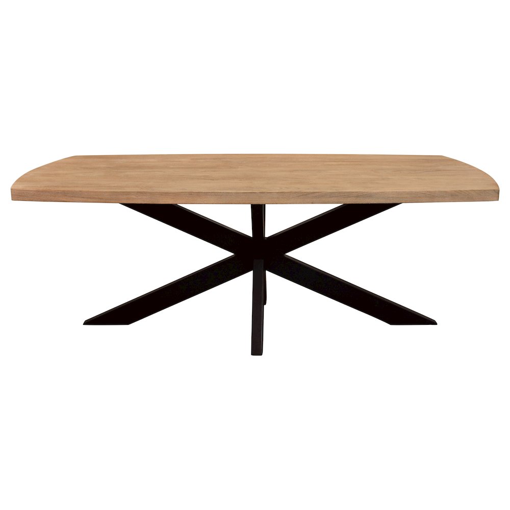 Logan 82" Dining Table, with 8 Ash Ivory Boucle Dining Chairs. Picture 5