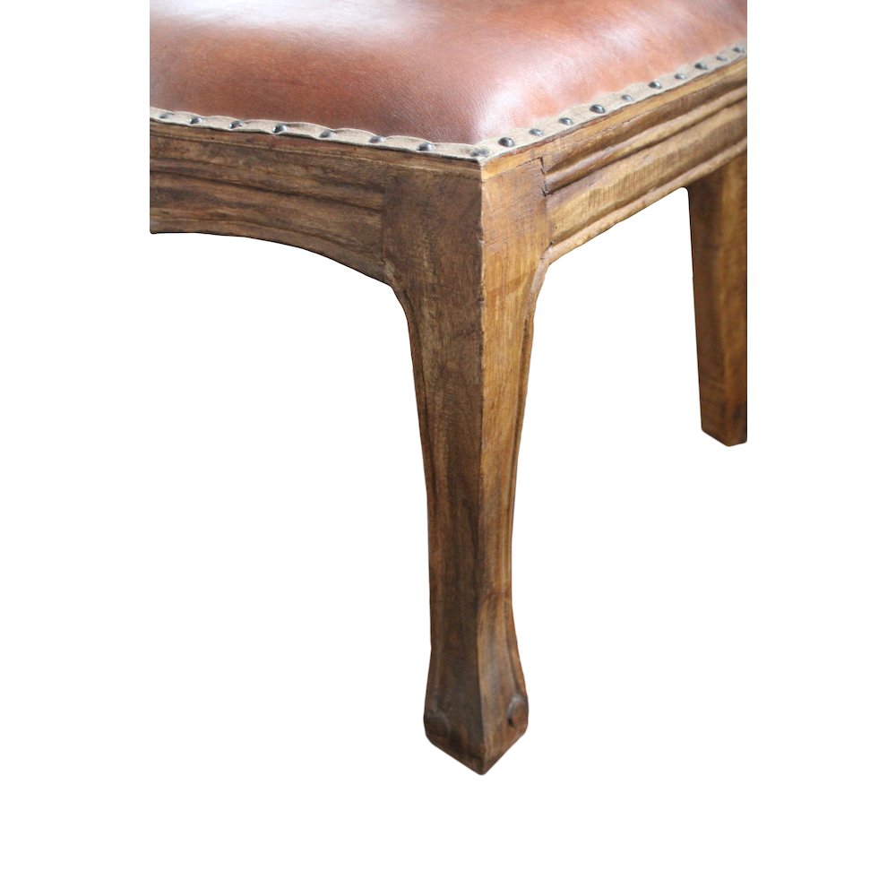 Jaden 42" Dining Table with 2 sets of Frank Leather Chairs. Picture 15